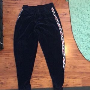 Fila Navy Blue Velvet Joggers